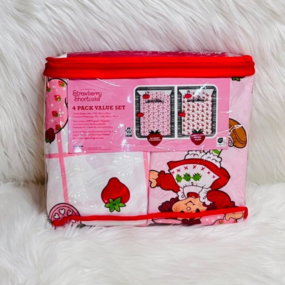 Strawberry Shortcake Sheet Set-Twin - Picture 2 of 5